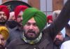 Navjot Sidhu protest