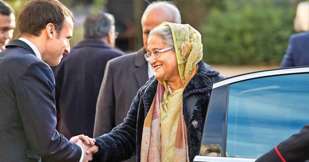 Bangladeshi premier visits France