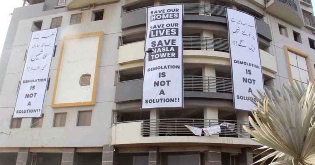 Nasla Tower Demolition