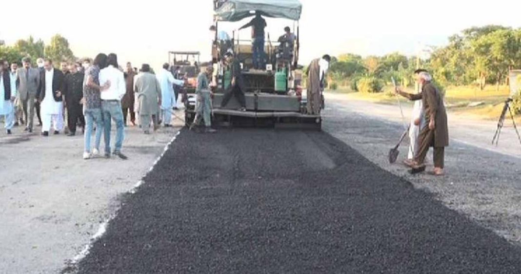 Eco-friendly plastic road