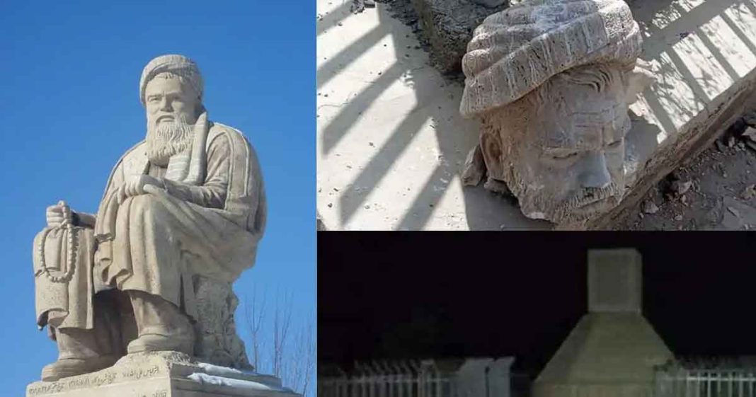 Taliban replace statue of Hazara leader