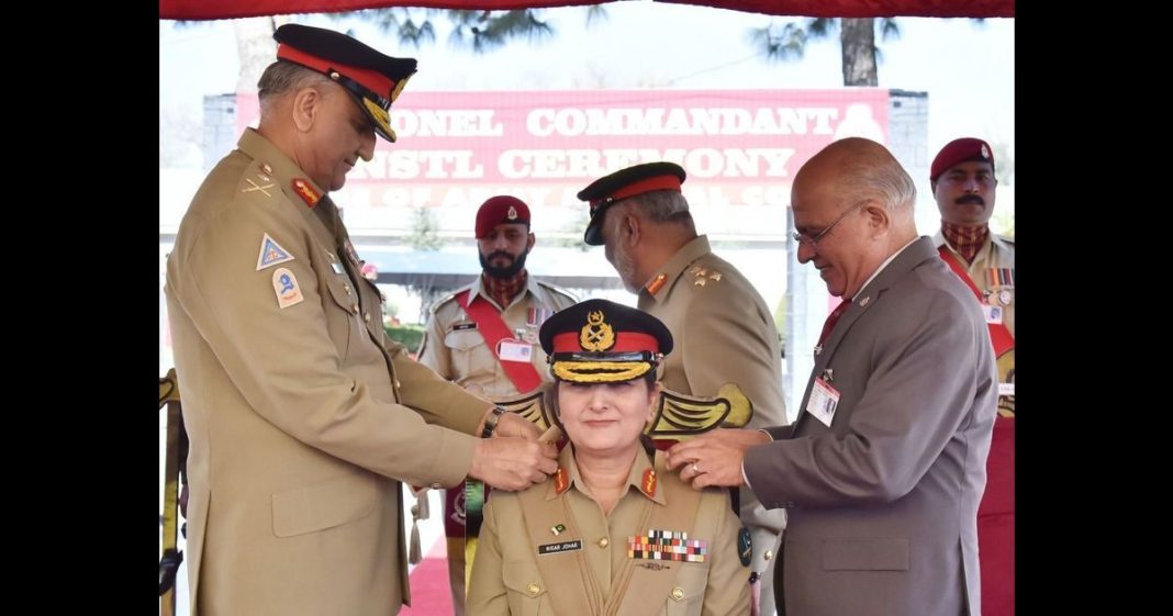 Nigar Johar female commandant