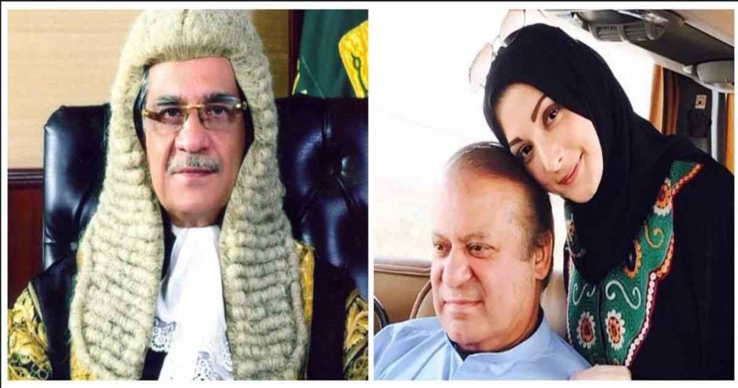 Saqib Nisar on Nawaz