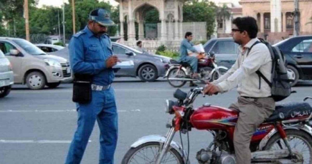 fine on one-way rule