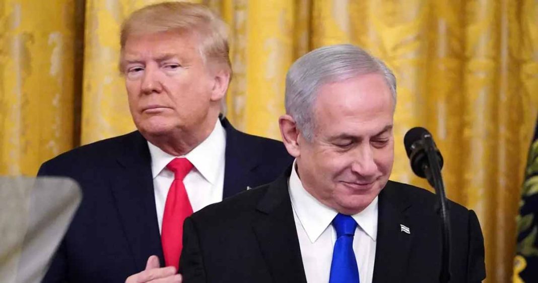 Trump attacks Netanyahu