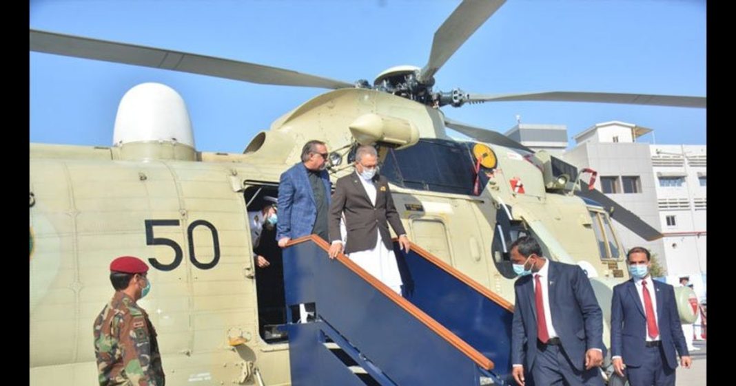 Pakistan Navy frigates helicopters