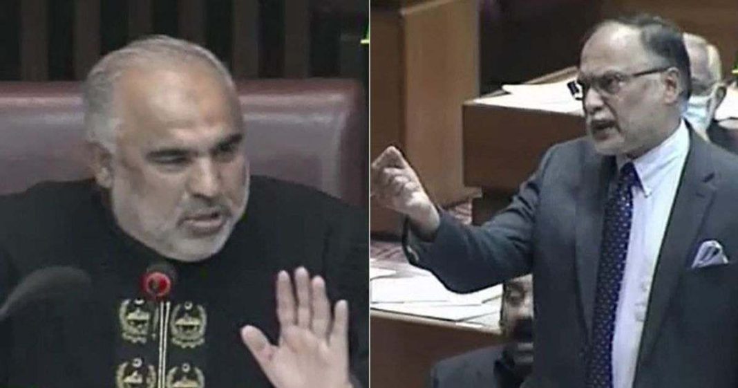 Asad Qaiser and Ahsan Iqbal