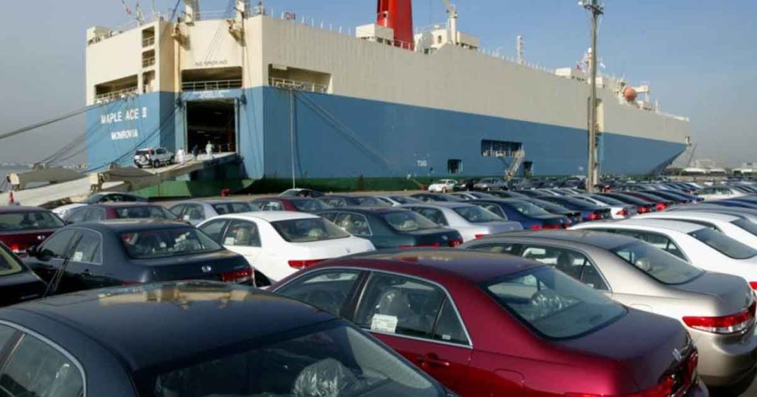 ECC tariff on imported vehicles