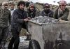 workers salvation in Afghan mountains
