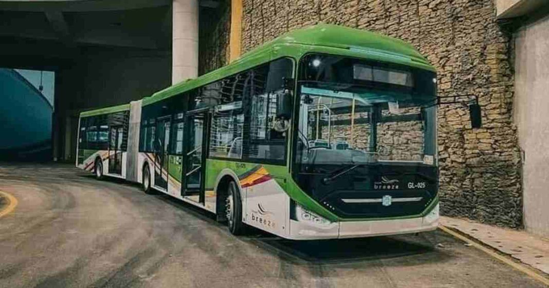 Green Line bus operational