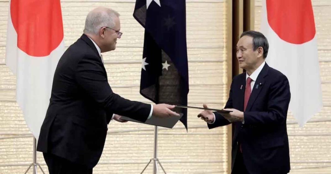 Japan sign defence treaty