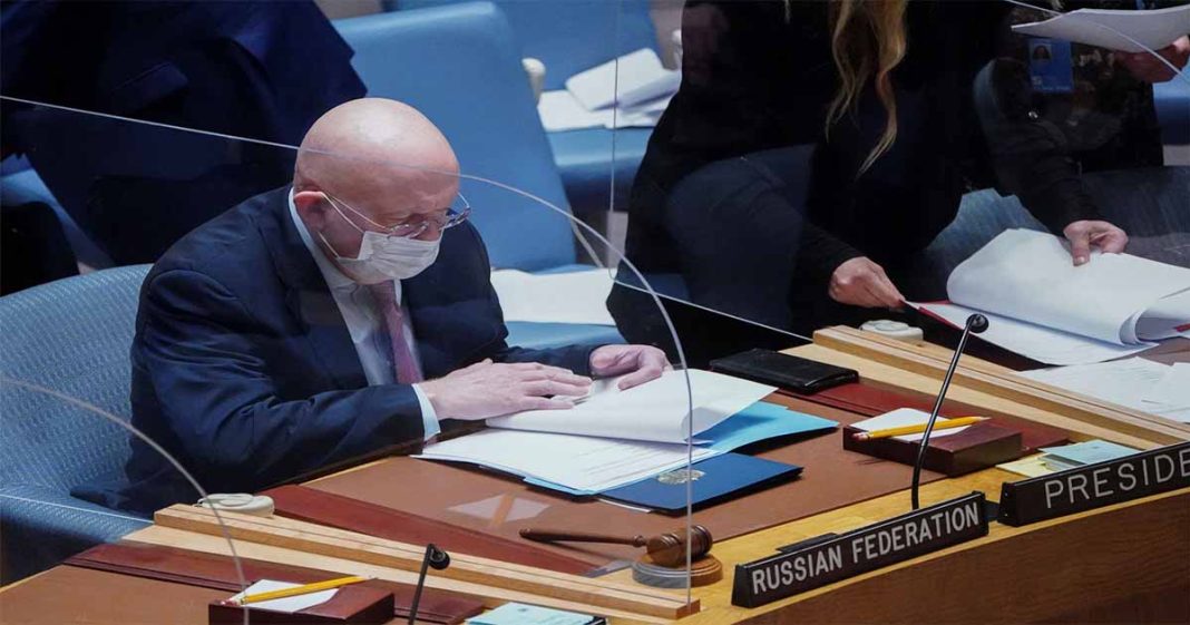 Russia Vetoes UN resolution on Ukraine