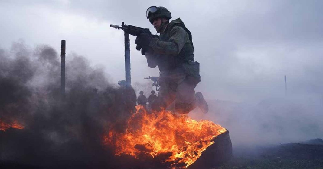 Russia use fake attack video