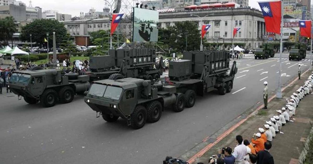 Taiwan welcome arms from US