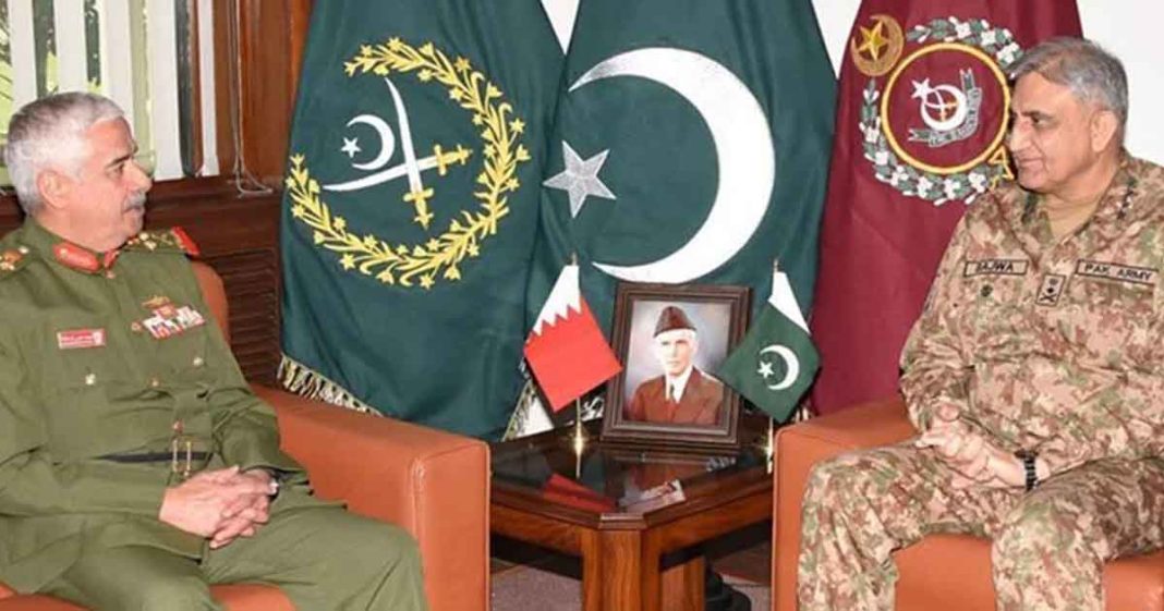Bahrain calls on COAS