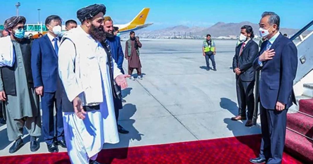 Taliban address China Wang