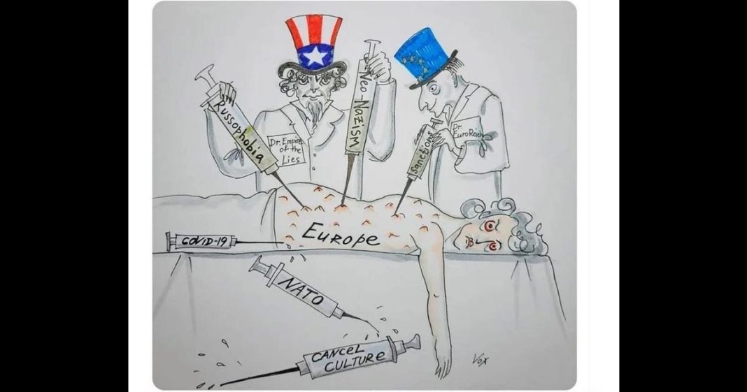 France Russian embassy cartoon