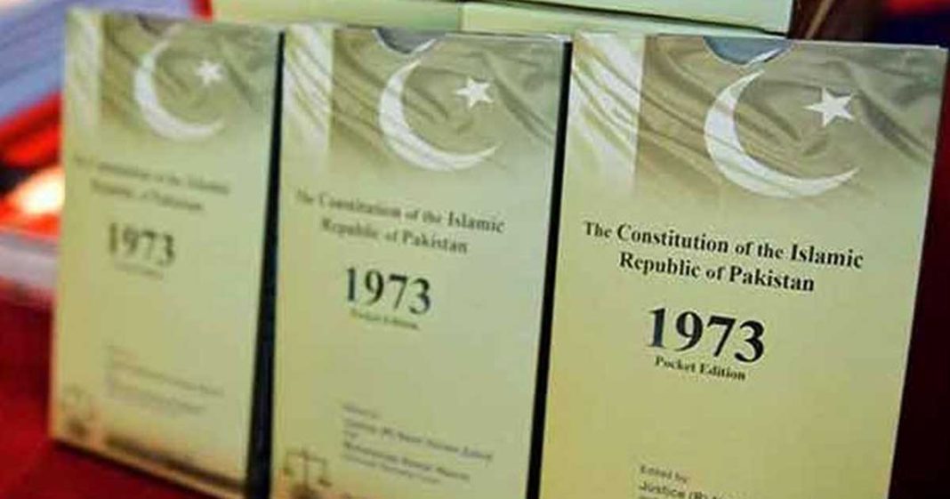 Pakistan constitution under discussion