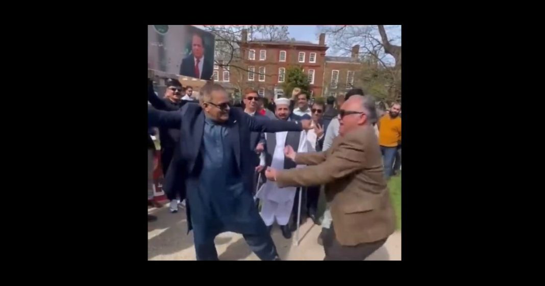 Jemima PMLN protestors dance