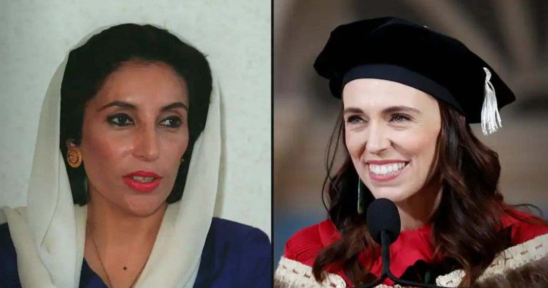 Jacinda Ardern Benazir Bhutto