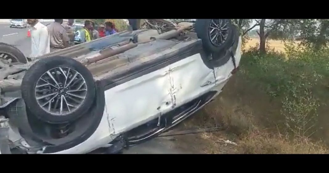 Shahbaz's car accident