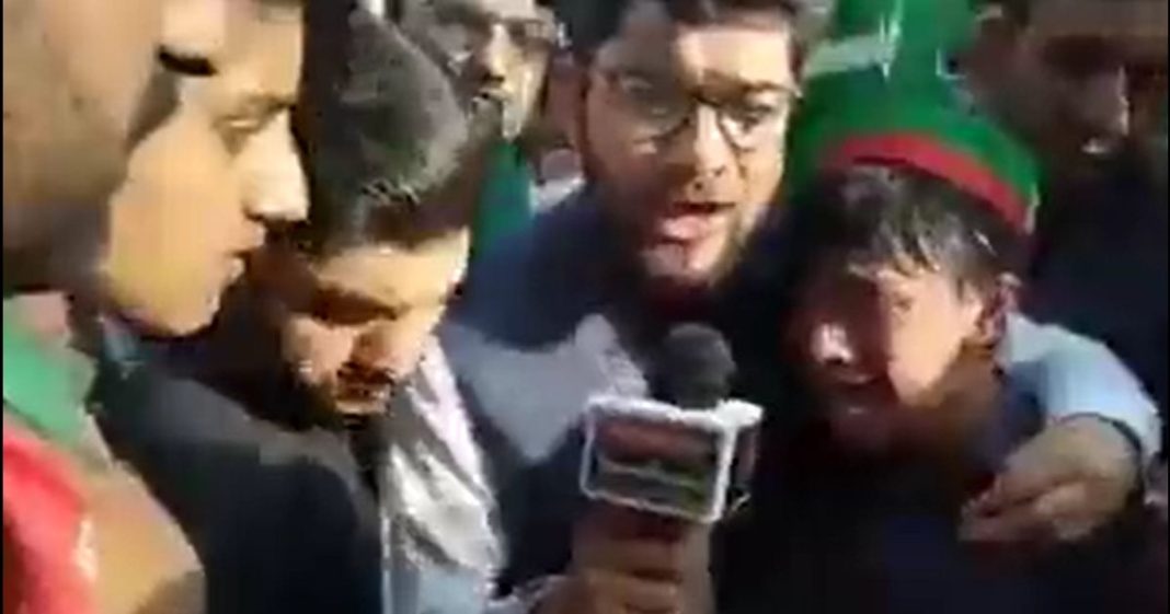 Imran Khan child cries