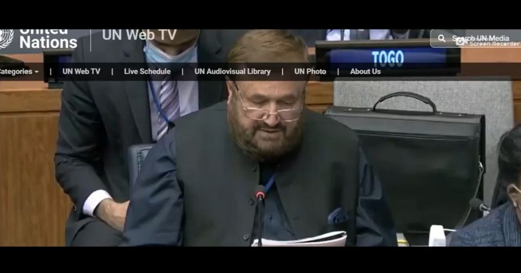 Sabir Shah UN speech