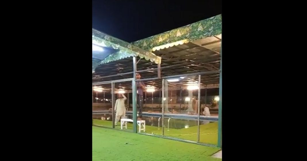 Imran Shehbaz swimming pool