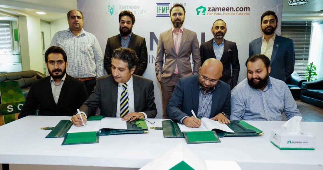 Zameen signed MOU with IFMP