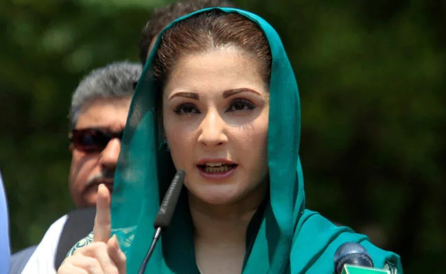 Maryam Nawaz addresses a press conference