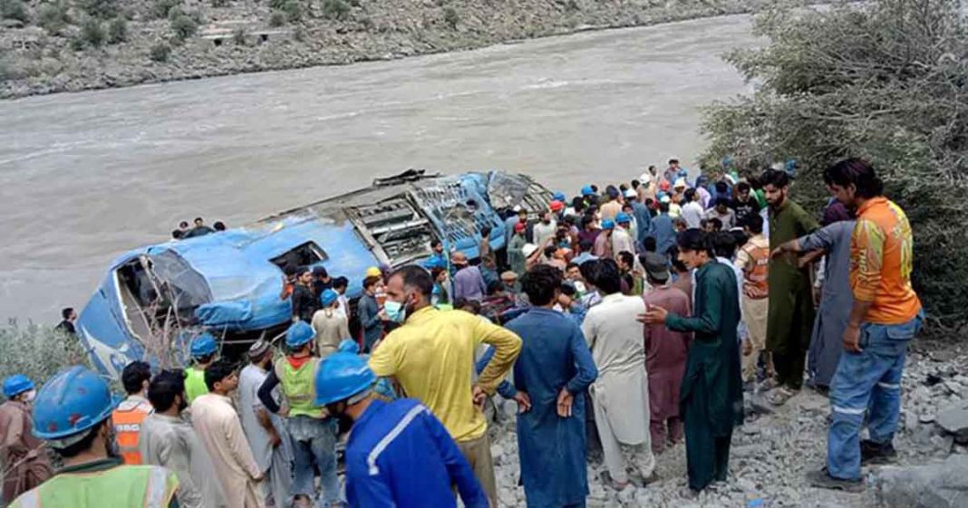 passenger van plunges into ravine