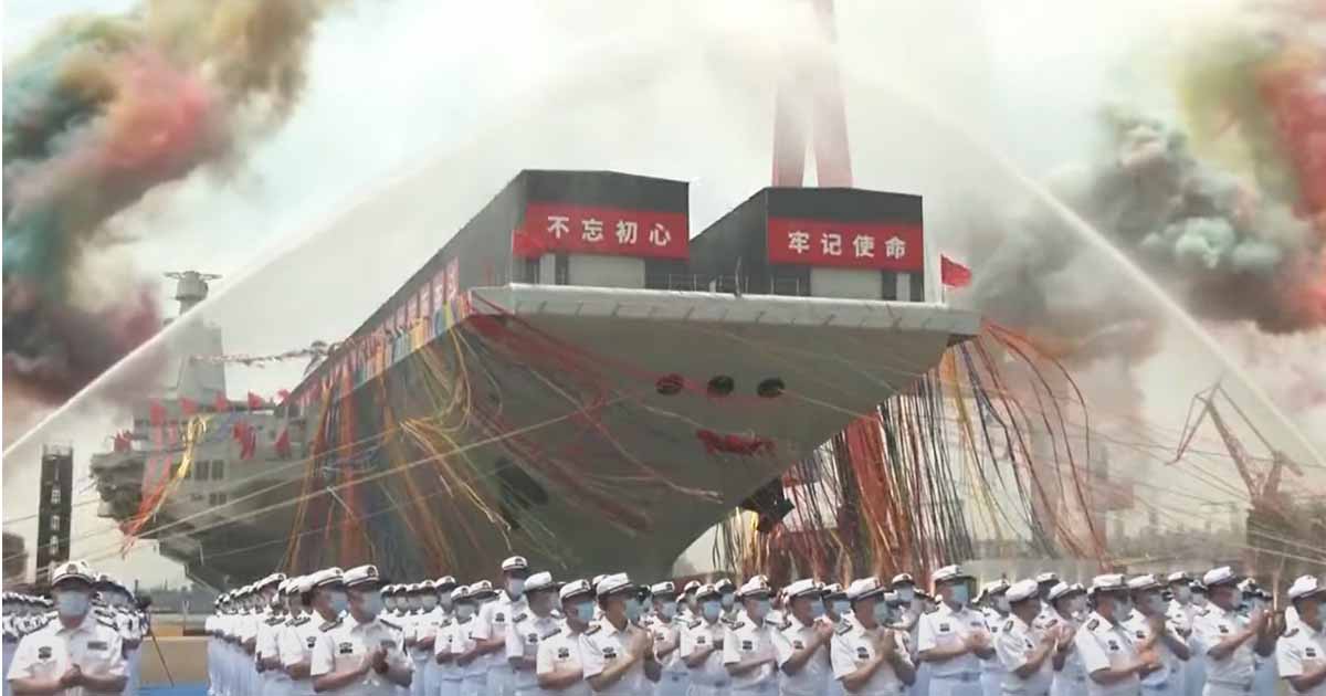 China launches third aircraft carrier as tensions rise with US