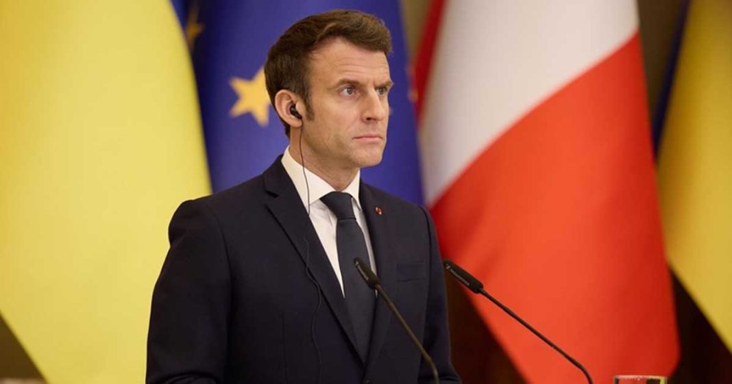 Macron threatens Russia
