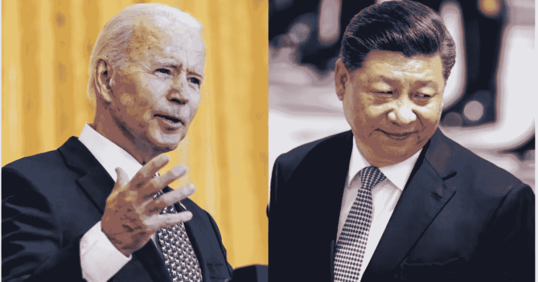 Biden and Xi Jingping