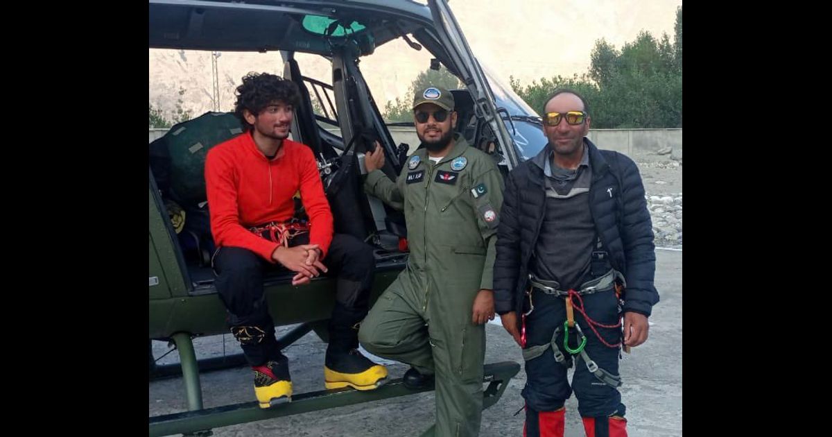 Lost mountaineer Shehroze Kashif thanks Pak Army for rescue operation