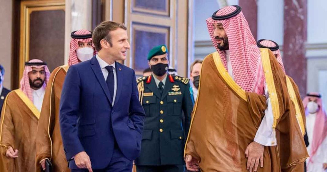 Macron welcome Saudi strongman