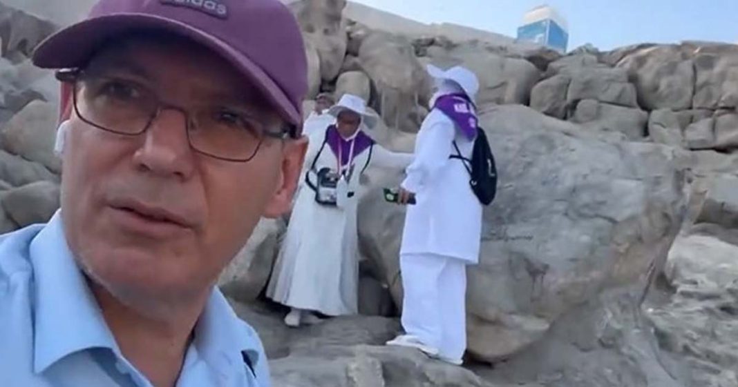 Israeli reporter enter to Mecca