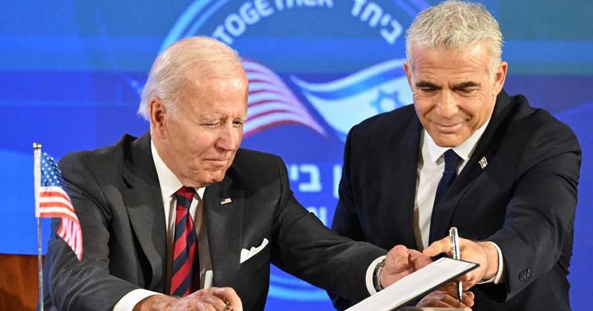 US, Israel sign security pact to stop Iran's nuclear bomb