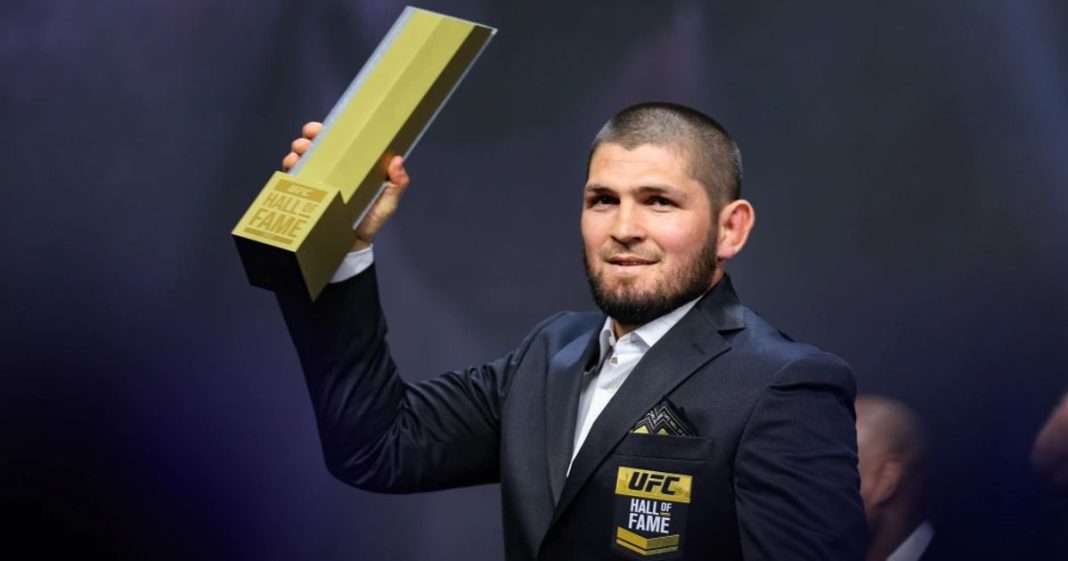 Khabib Nurmagomedov inducted into the UFC Hall of Fame