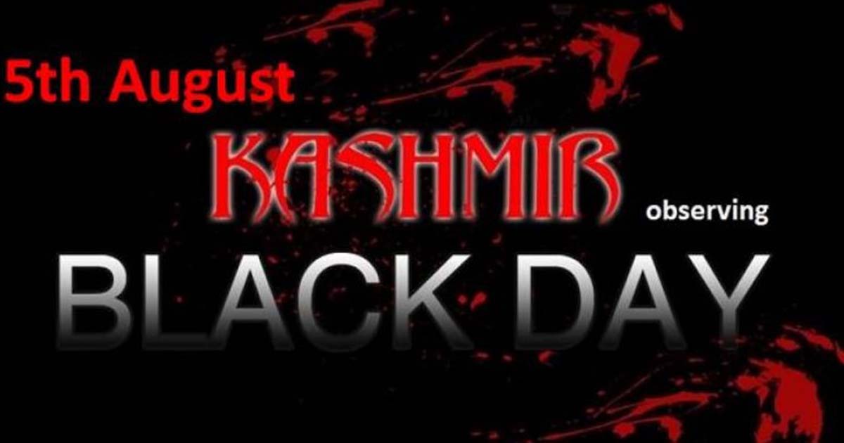 August 5 – A black day for IO Kashmir
