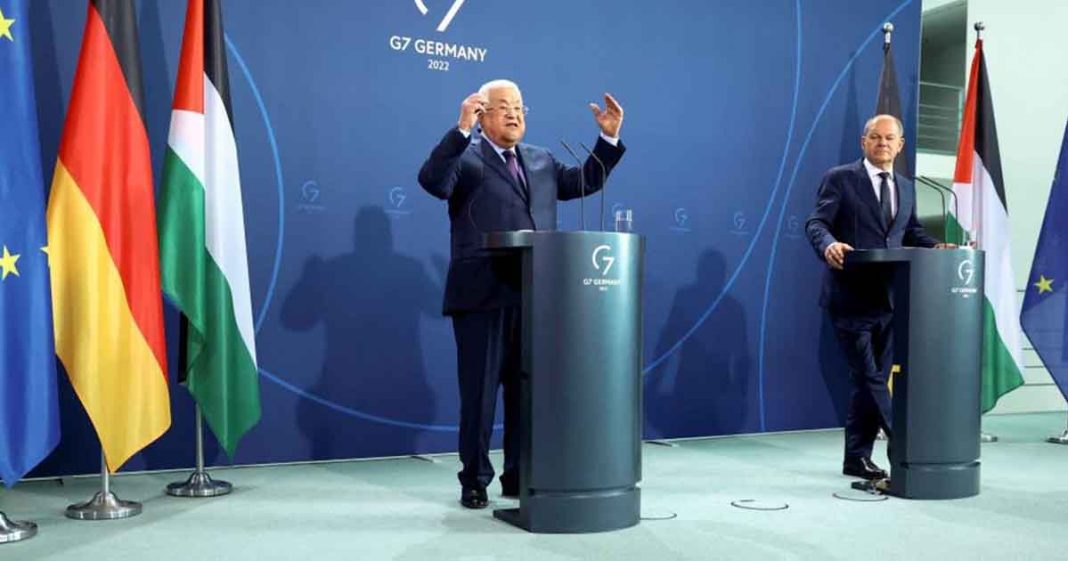 Palestinian president Holocaust remarks