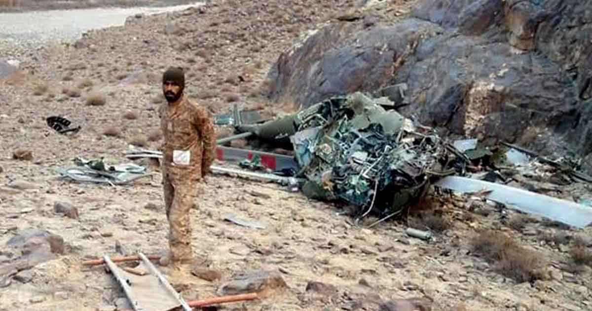 Six Pak Army officers martyred in Balochistan helicopter crash