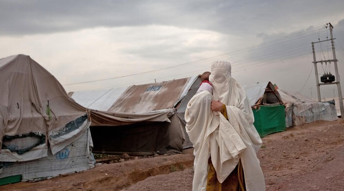 Pakistan temporary flood camps