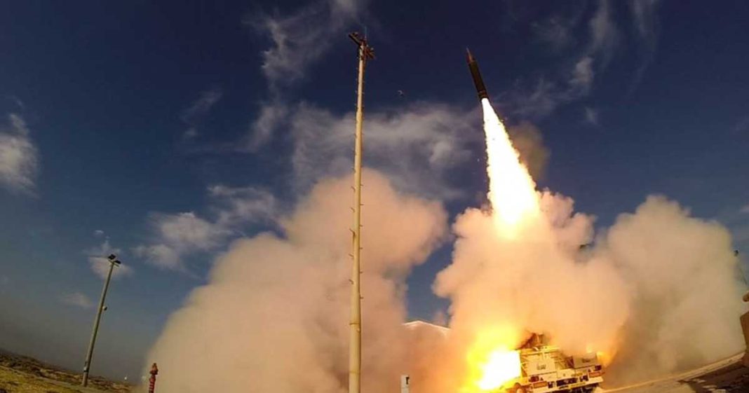 Syrian intercepts Israeli missiles