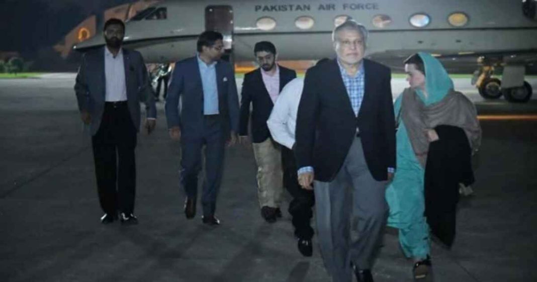 Ishaq Dar return
