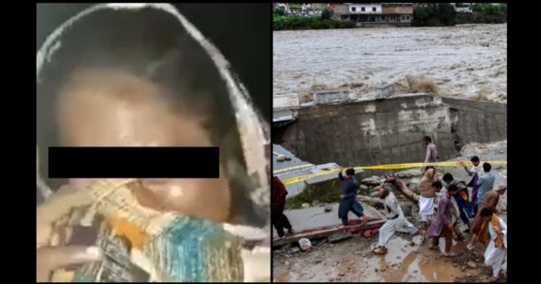 female flood victim raped