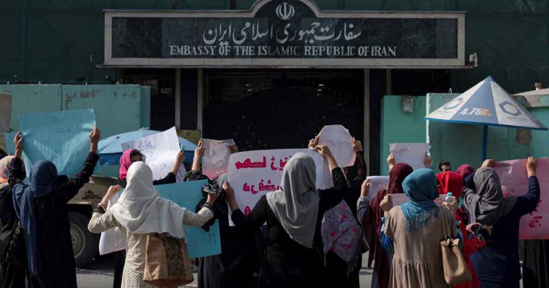 Taliban disperse women rally