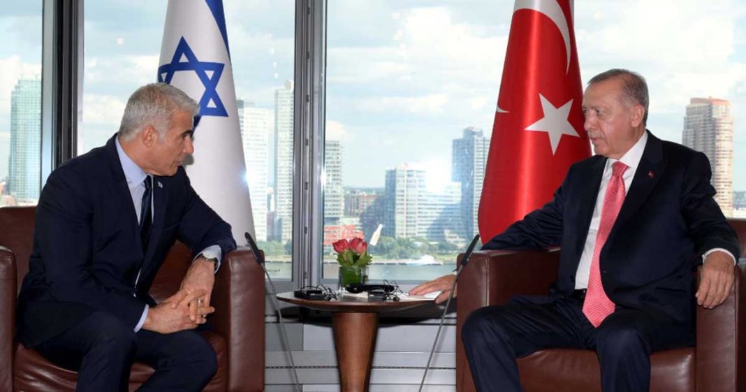 Turkish president meets Israeli