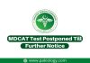 MDCAT test postponed in view of flood situation