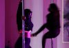 Saudi women pole dancing